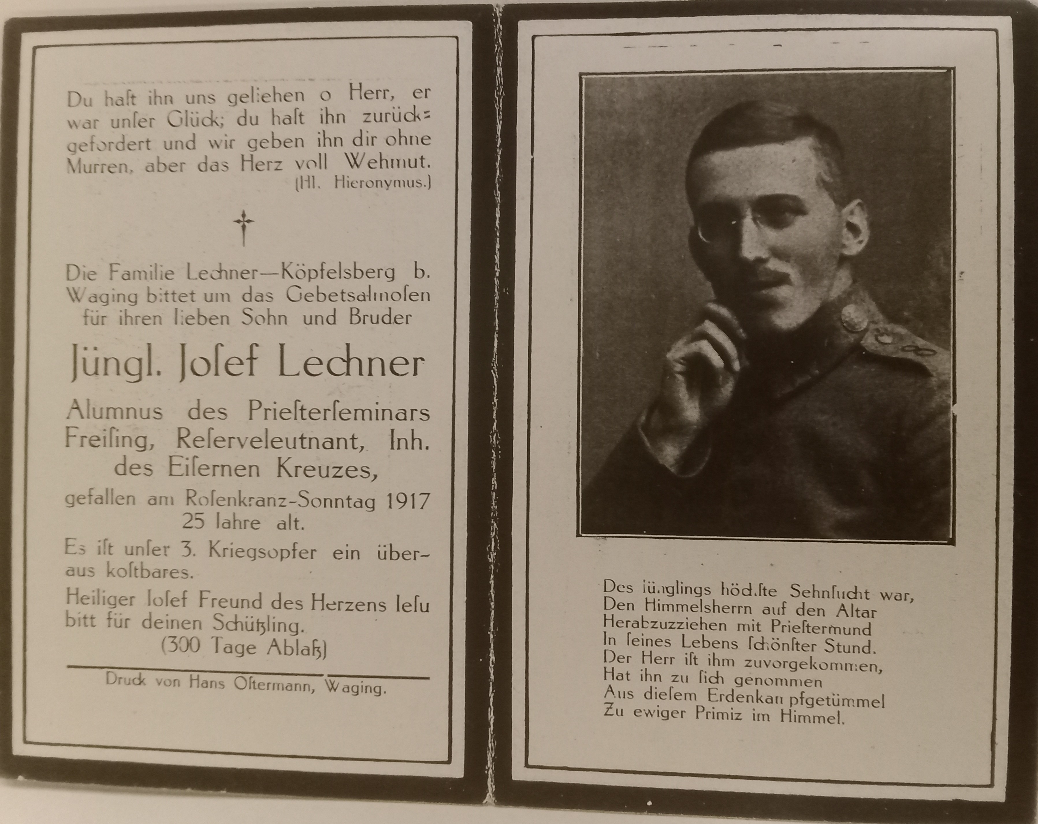 Noch kein Sterbebild vorhanden