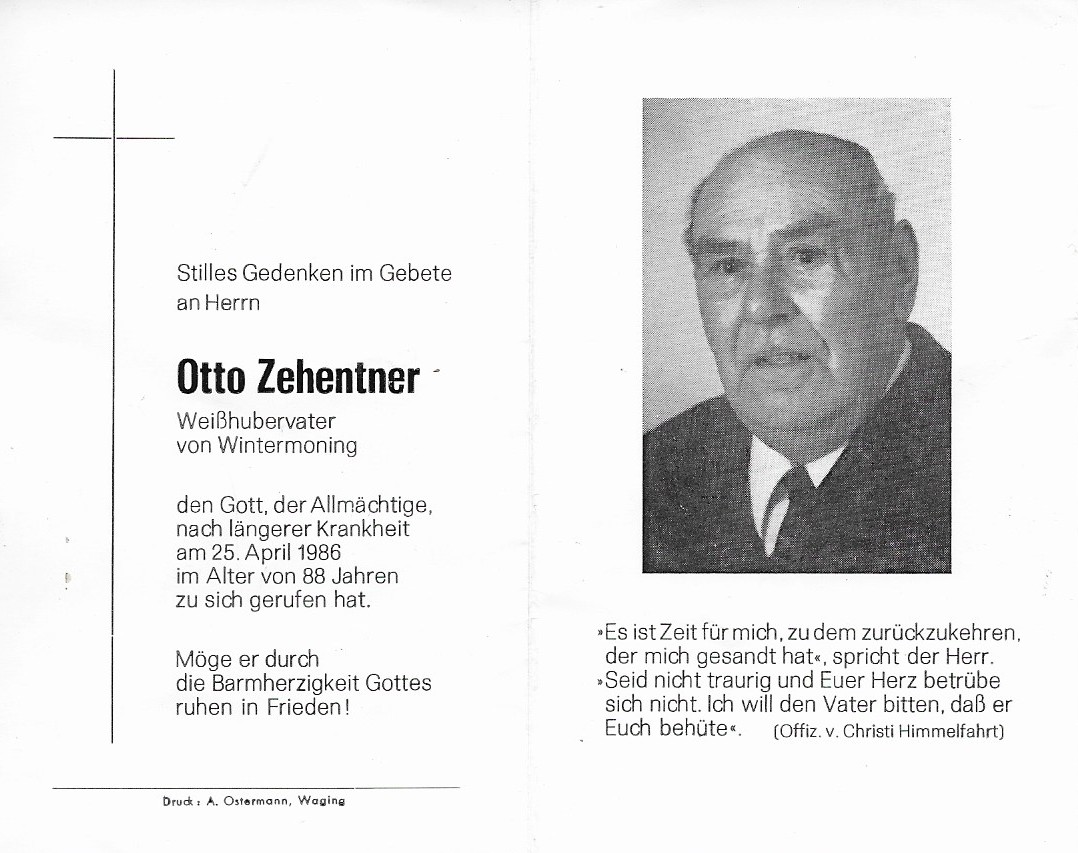 Noch kein Sterbebild vorhanden