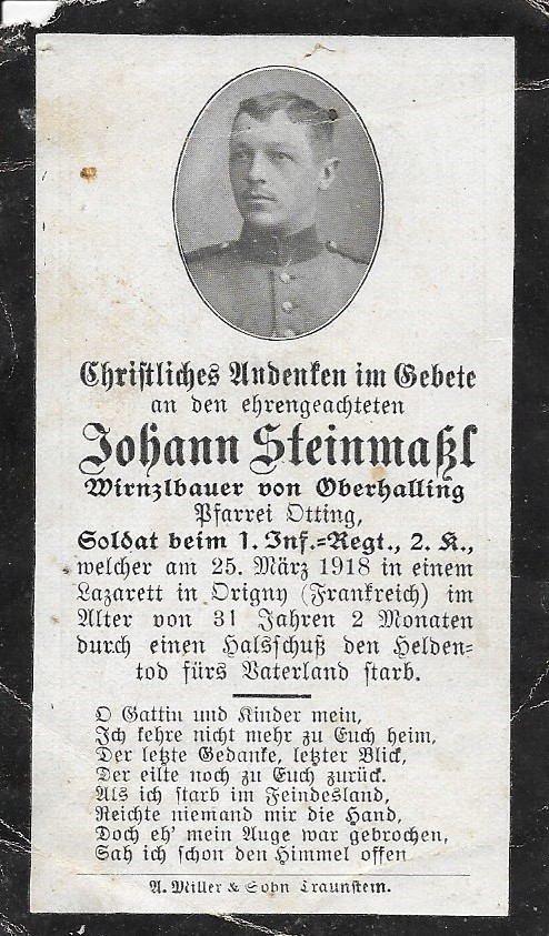 Noch kein Sterbebild vorhanden