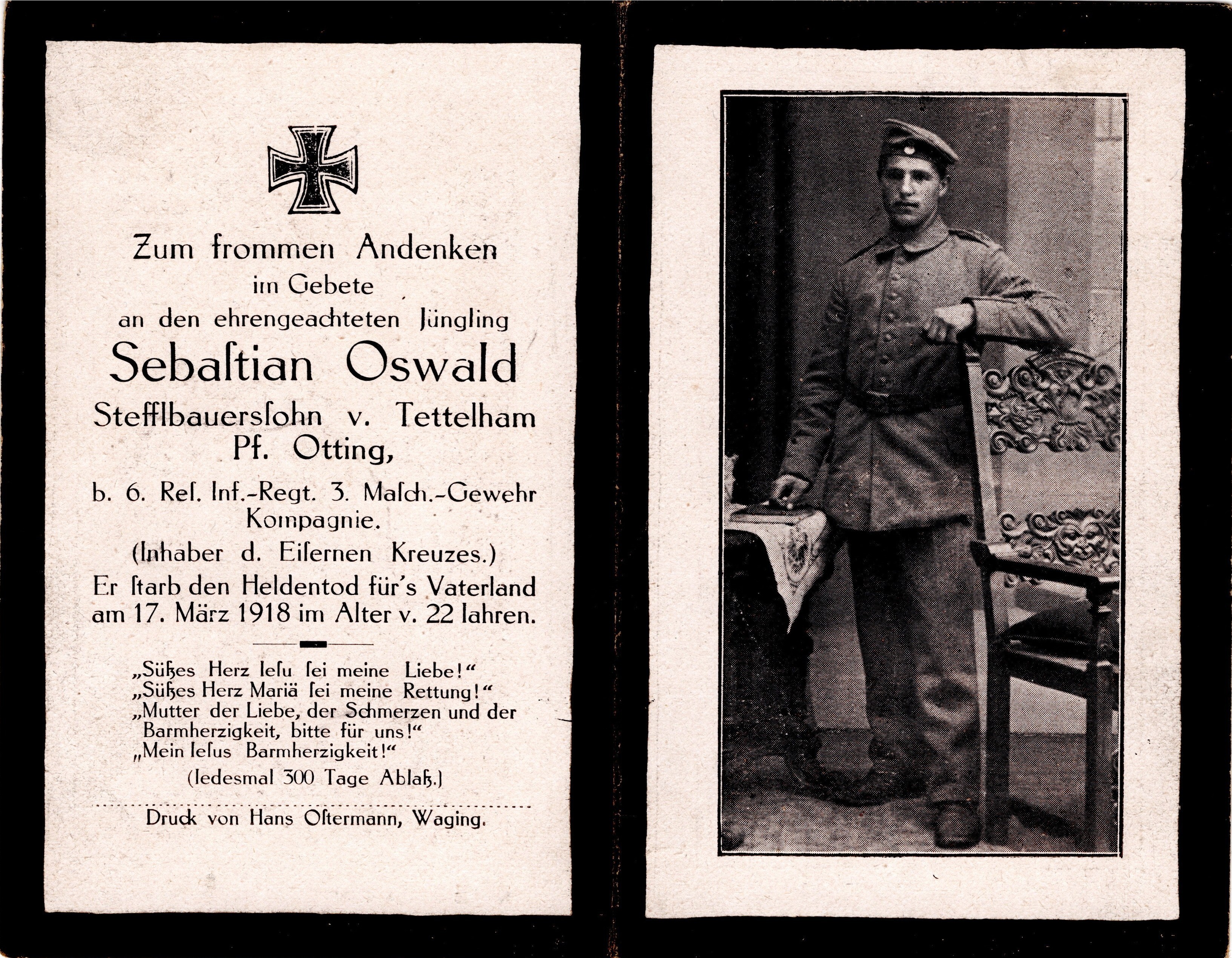 Noch kein Sterbebild vorhanden