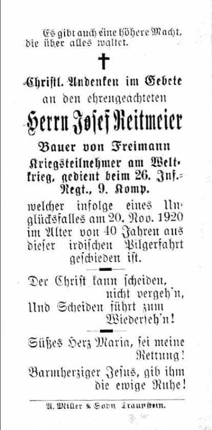 Noch kein Sterbebild vorhanden