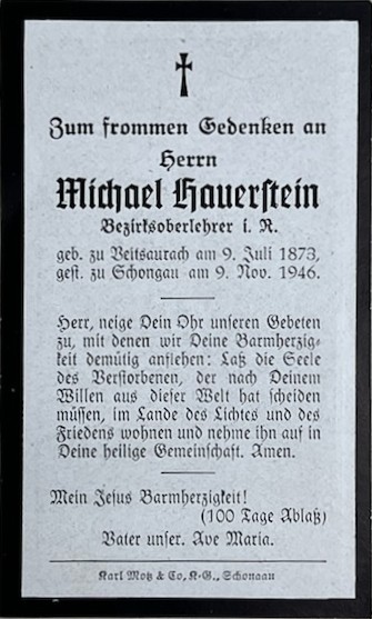 Noch kein Sterbebild vorhanden