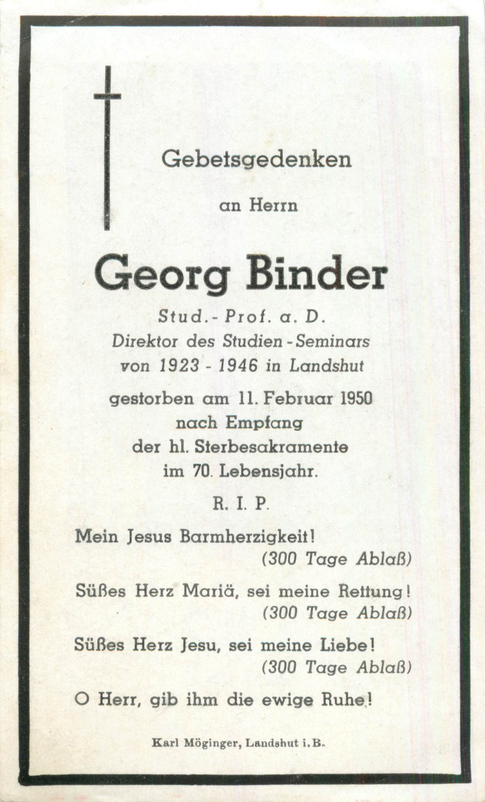 Noch kein Sterbebild vorhanden