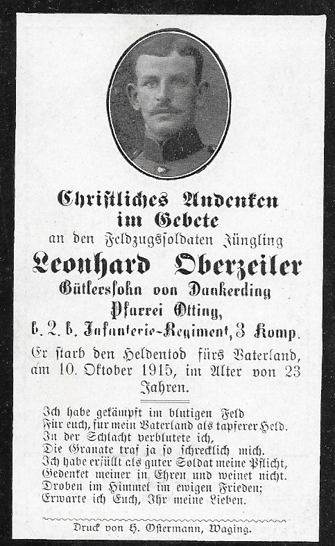 Noch kein Sterbebild vorhanden