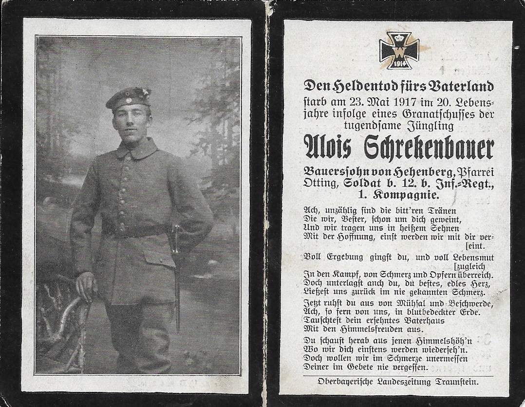 Noch kein Sterbebild vorhanden