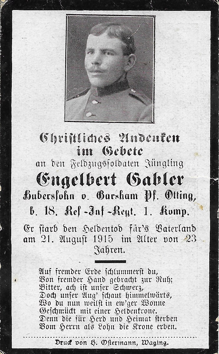 Noch kein Sterbebild vorhanden