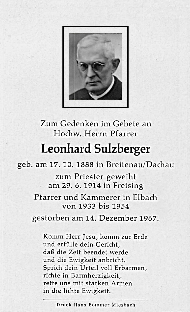 Noch kein Sterbebild vorhanden