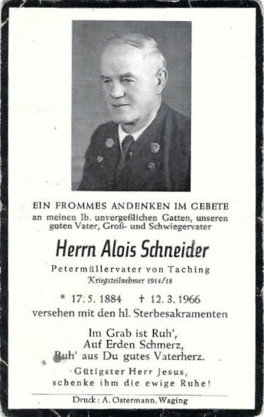 Noch kein Sterbebild vorhanden