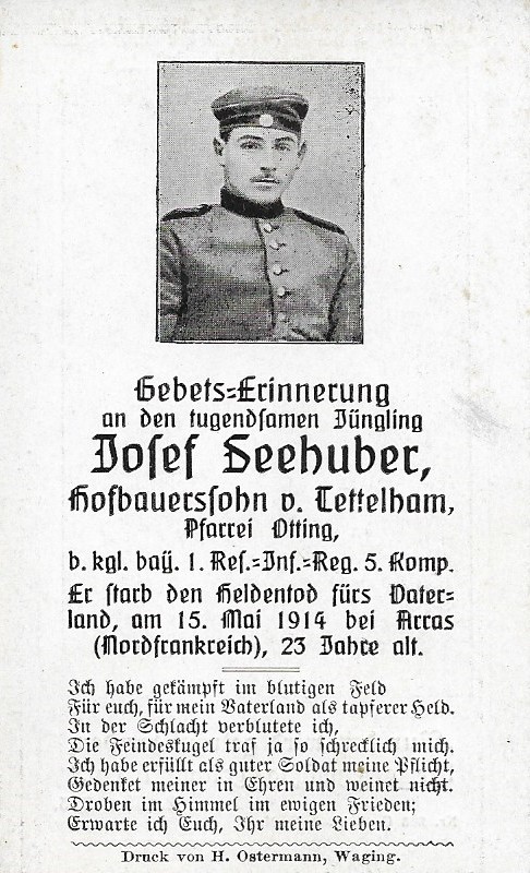 Noch kein Sterbebild vorhanden