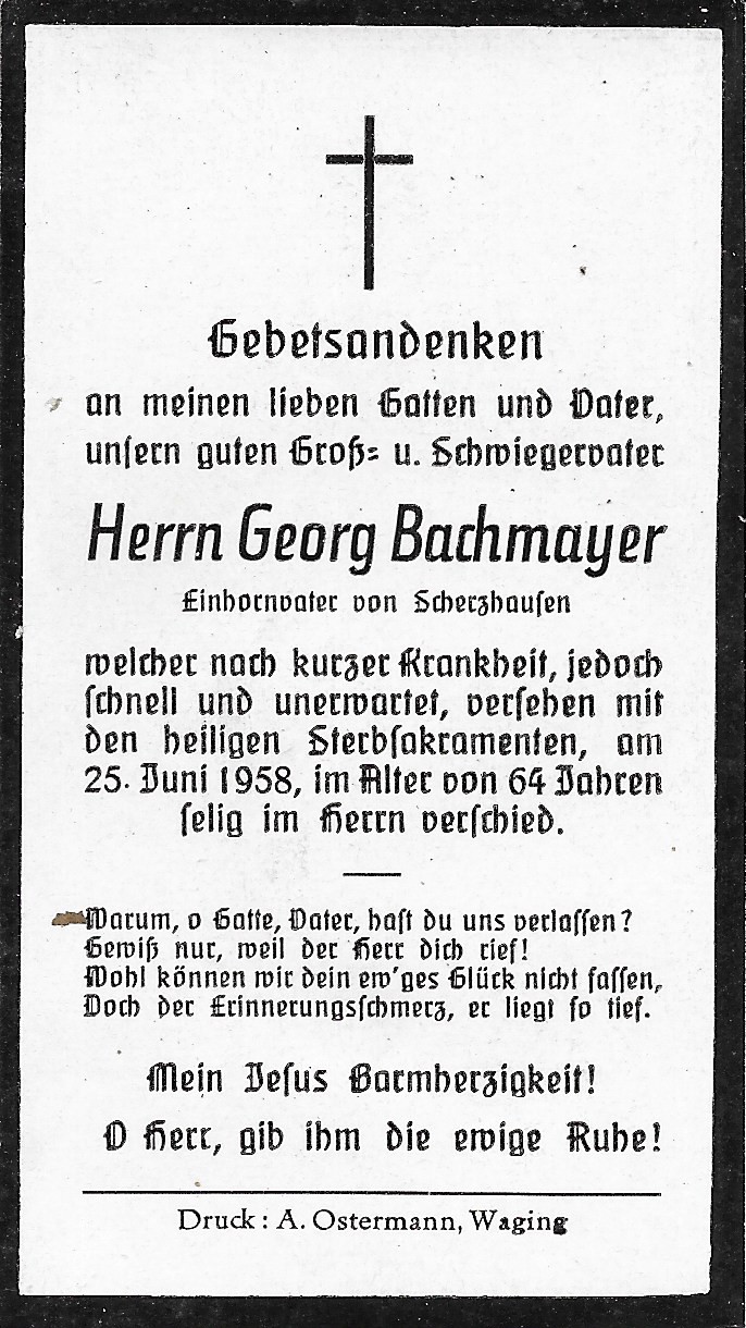 Noch kein Sterbebild vorhanden