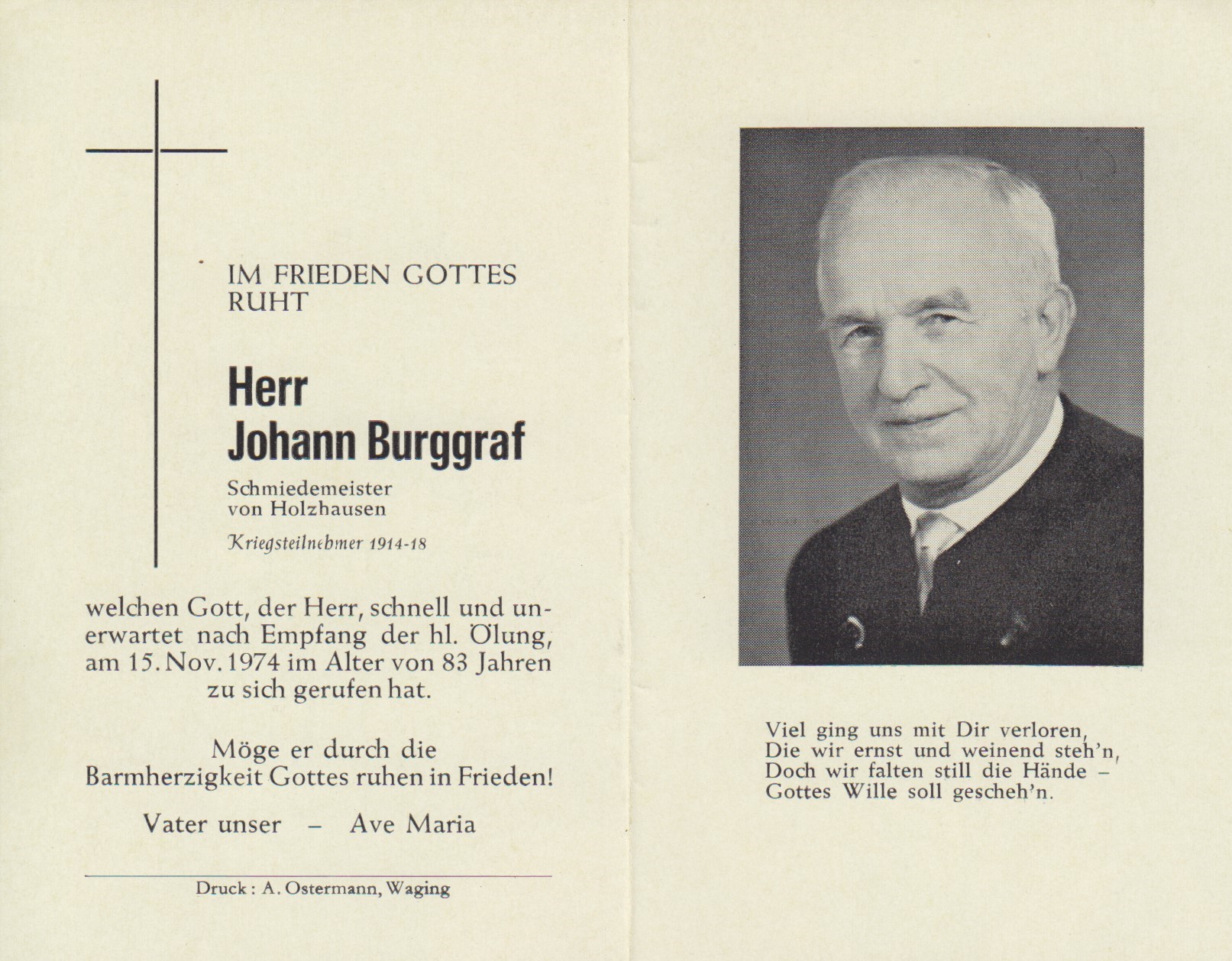 Noch kein Sterbebild vorhanden