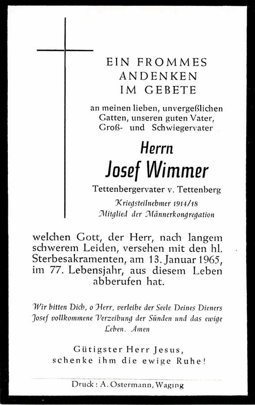 Noch kein Sterbebild vorhanden