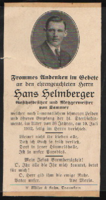 Noch kein Sterbebild vorhanden