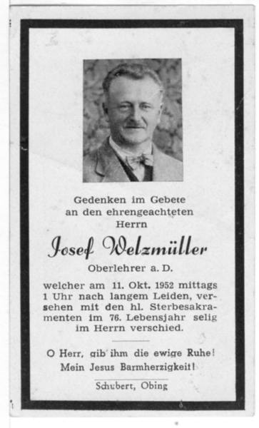 Noch kein Sterbebild vorhanden