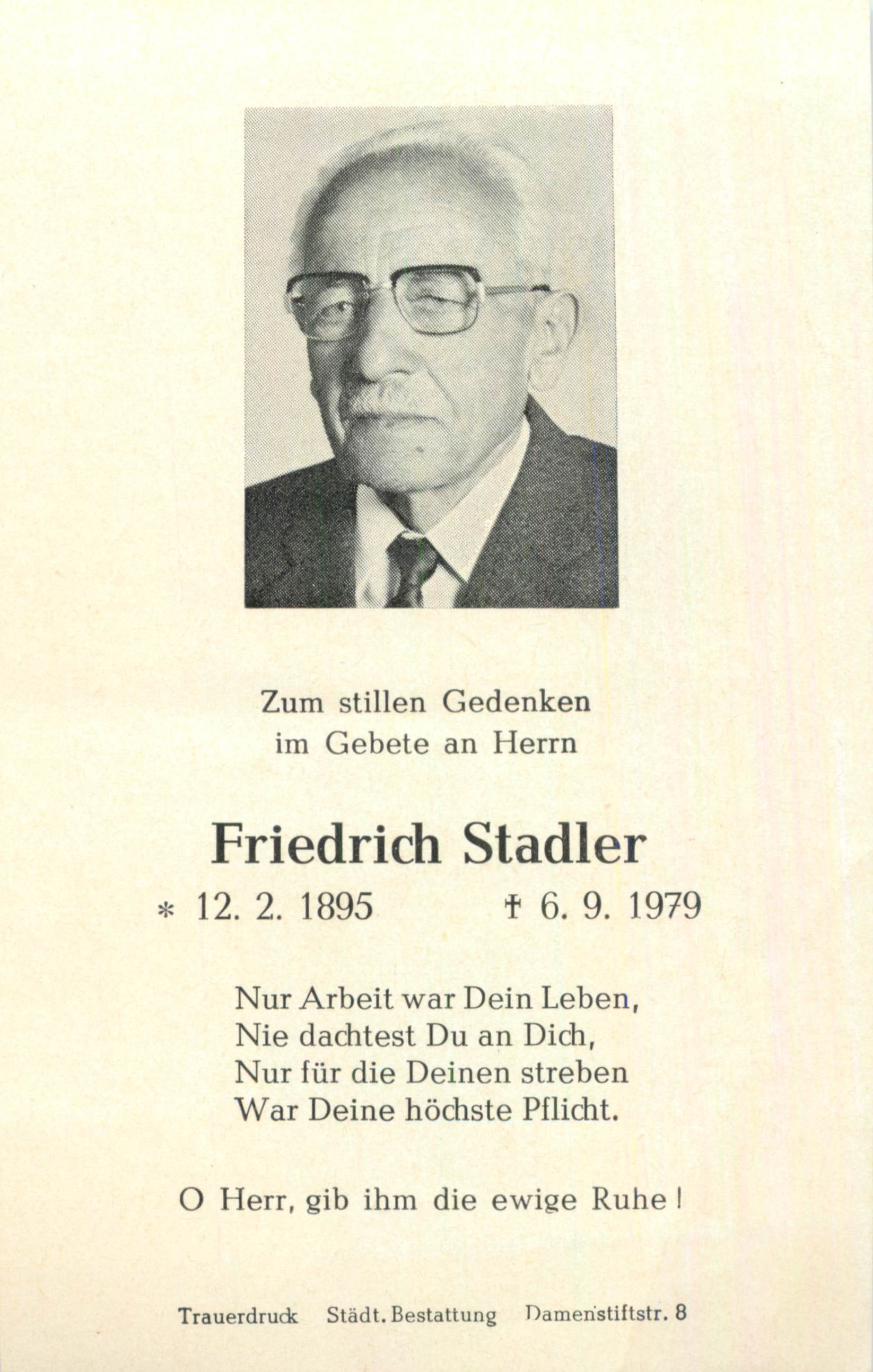 Noch kein Sterbebild vorhanden