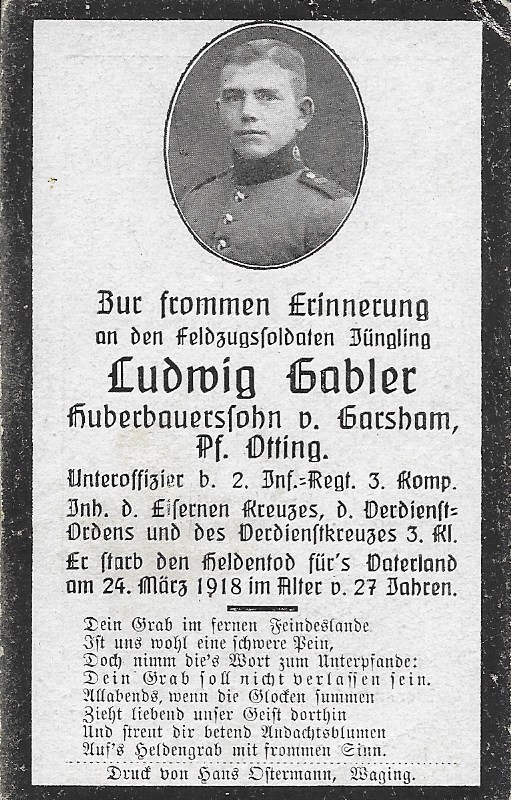 Noch kein Sterbebild vorhanden