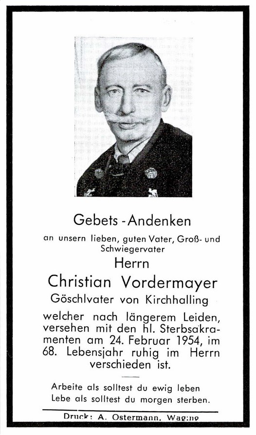 Noch kein Sterbebild vorhanden